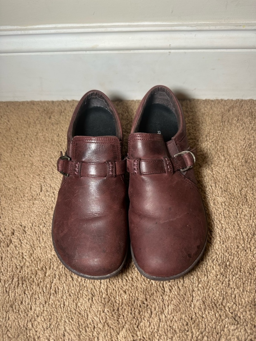 Merrell Dassie Stitch Buckle Womens Casual Shoes Red US Size 7.5 J000034